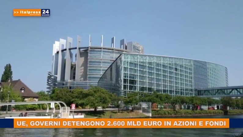 Ue, governi detengono 2.600 mld euro in azioni e fondi