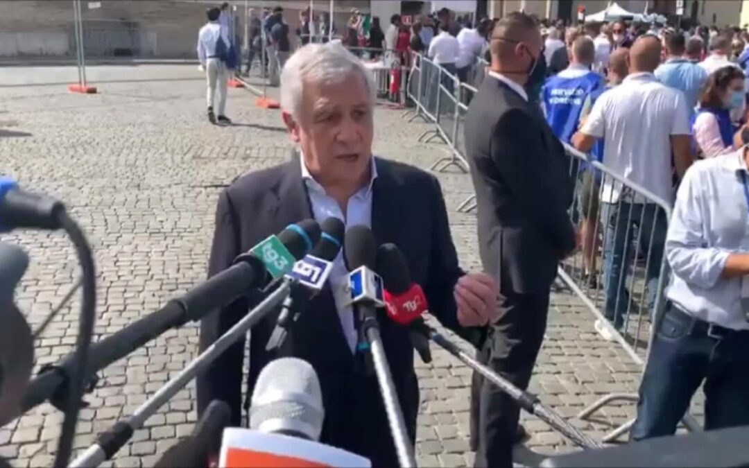 Tajani “In piazza per cambiare, lo chiedono gli italiani”