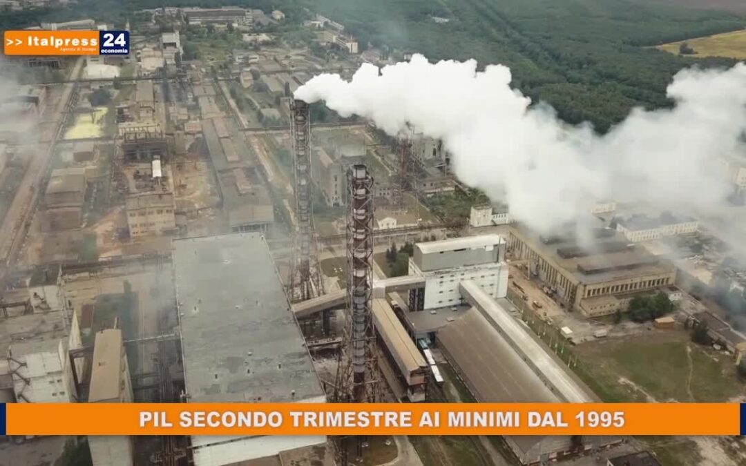 Pil secondo trimestre ai minimi dal 1995