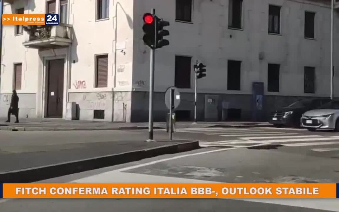 Fitch conferma rating Italia BBB-, outlook stabile