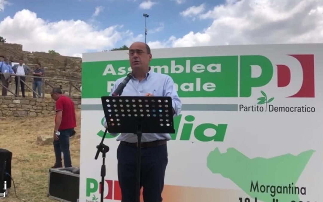 Zingaretti “In Sicilia per dare segnale di unita'”
