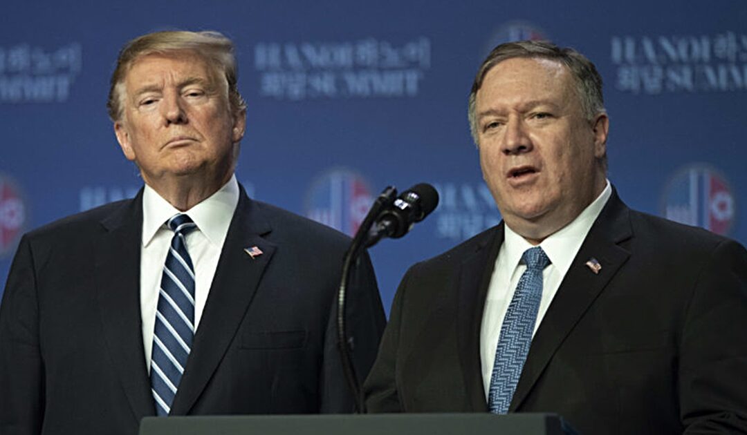 Mike Pompeo e Donald Trump