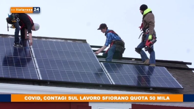 Covid, contagi sul lavoro sfiorano quota 50 mila