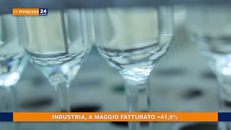 Industria, a maggio fatturato +41,9%