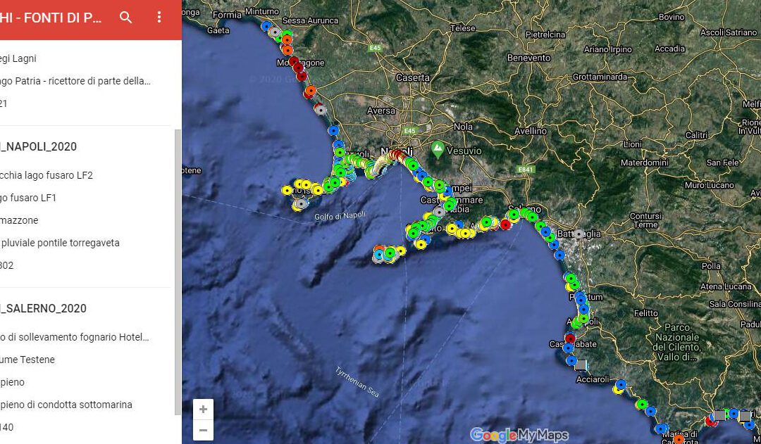 Arpac, pronto il censimento degli scarichi costieri in Campania