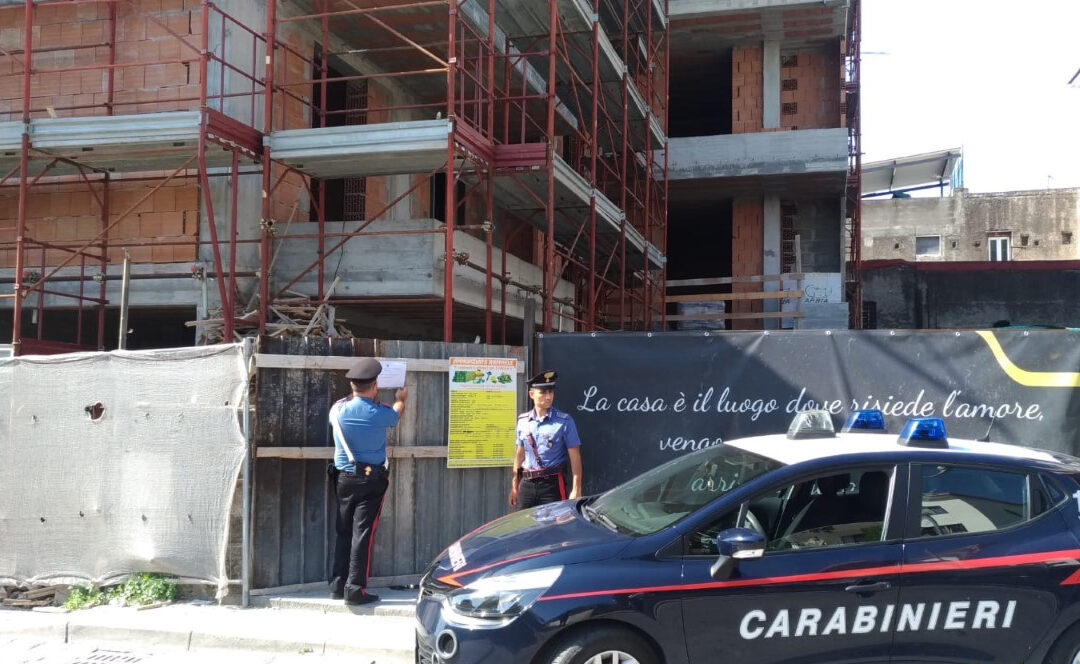 Poggiomarino: controlli dei carabinieri sui cantieri, 3 persone denunciate