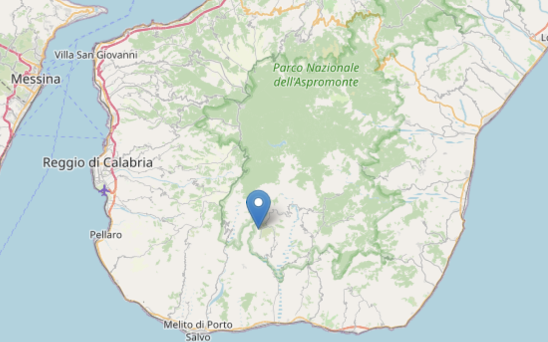 Terremoto, scossa di magnitudo 3.2 nel Reggino