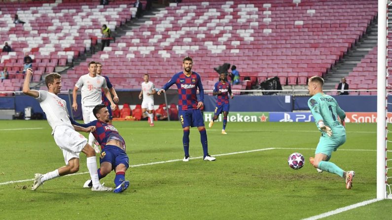 Barcellona umiliato 8-2, Bayern in semifinale di Champions