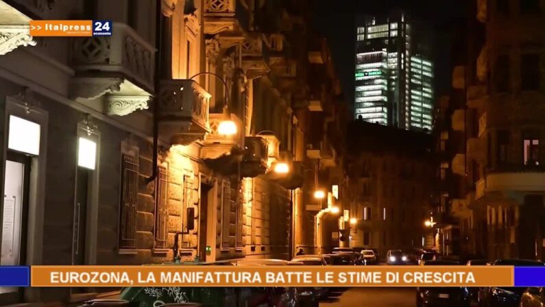 Eurozona, la manifattura batte le stime di crescita