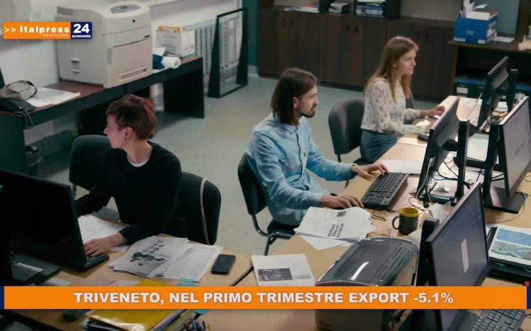 Triveneto, nel primo trimestre export -5,1%