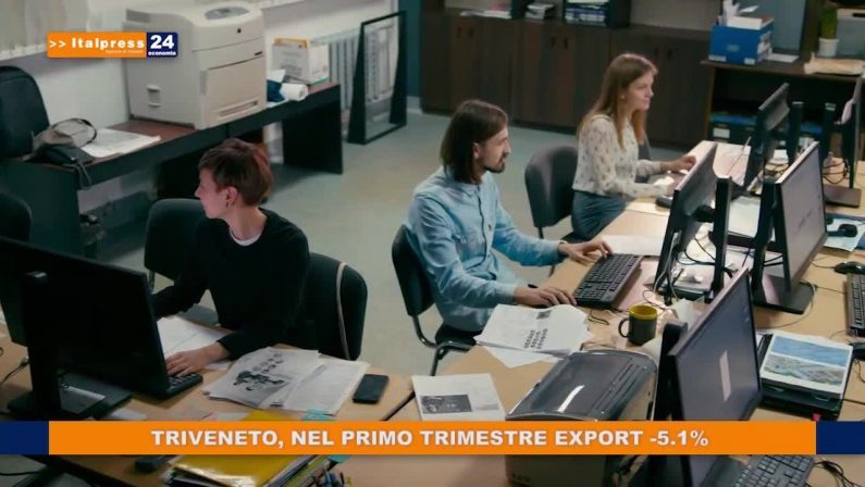 Triveneto, nel primo trimestre export -5,1%