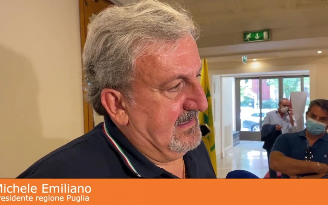 Emiliano “Puglia mobilitata per seconda ondata Covid”
