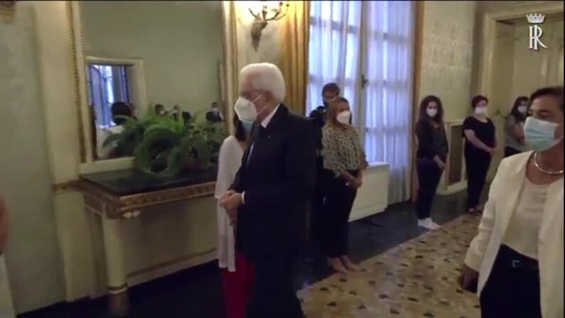 Il Presidente Mattarella incontra i familiari delle vittime del Ponte Morandi.