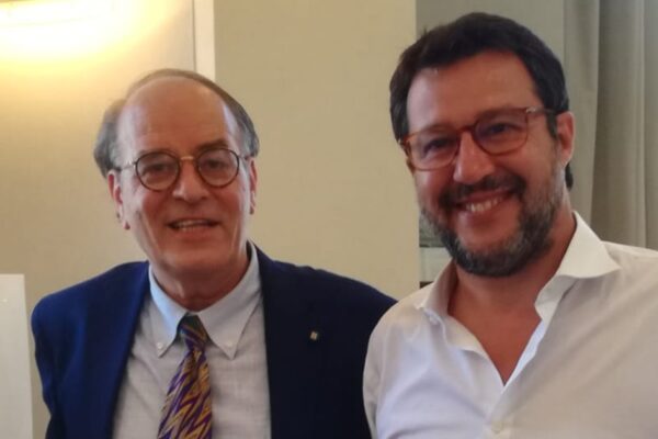 Antonino Minicuci e Matteo Salvini