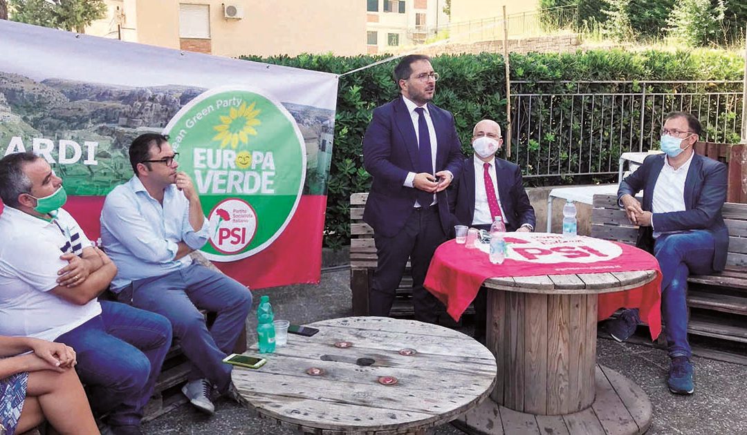 La visita del segretario nazionale del Psi Maraio a Matera e l’incontro con il candidato sindaco Domenico Bennardi di M5S