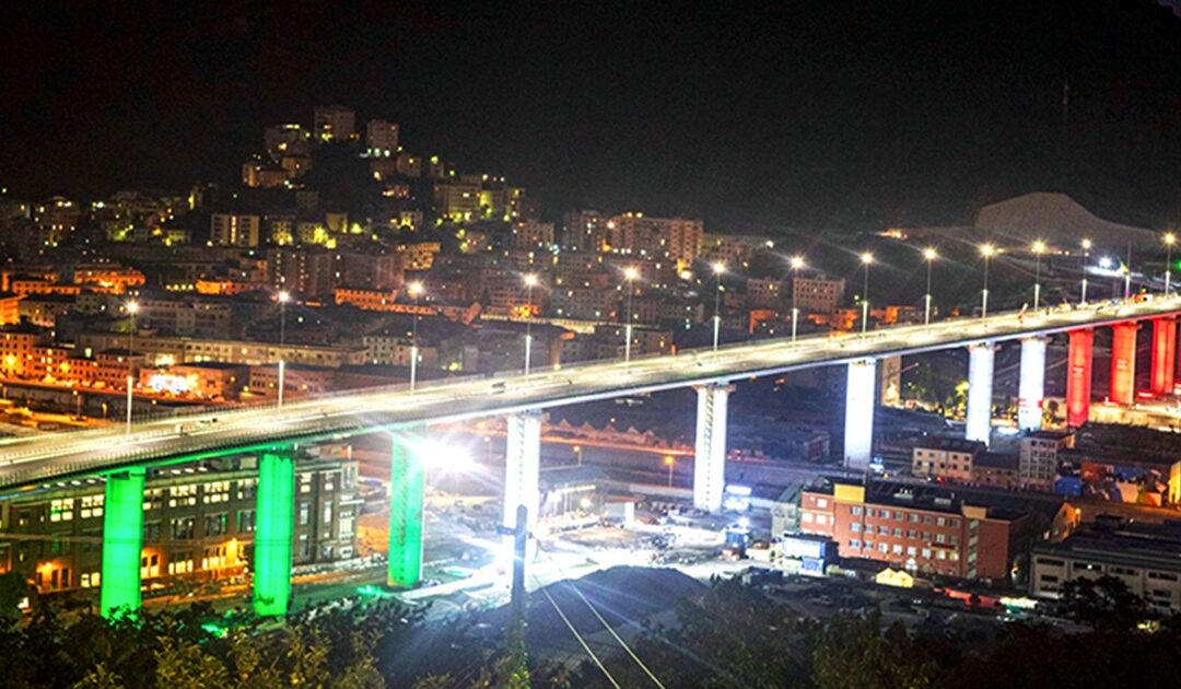 L'inaugurazione del nuovo ponte di Genova