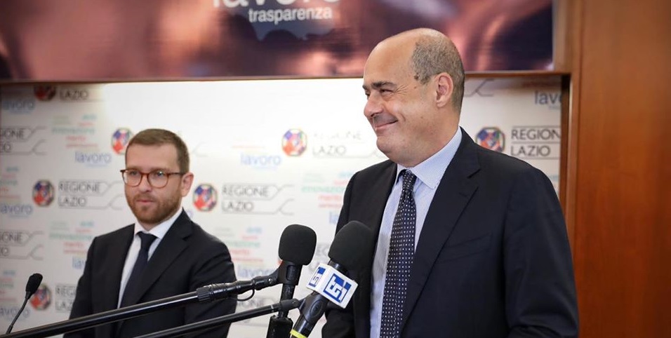Il Ministro Giuseppe Provenzano con Nicola Zingaretti