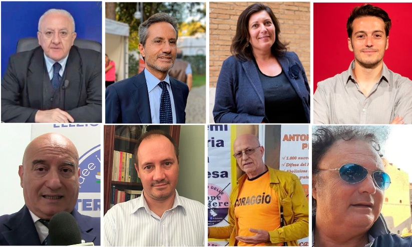 Regionali: Campania, in corsa 8 candidati presidenti