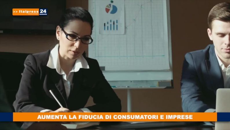 Aumenta la fiducia di consumatori e imprese