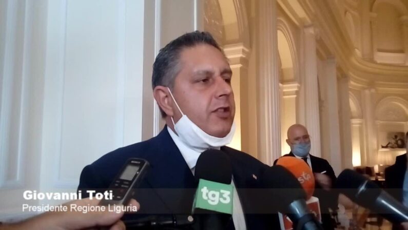 Toti: “Regioni centrali per fase di rilancio”