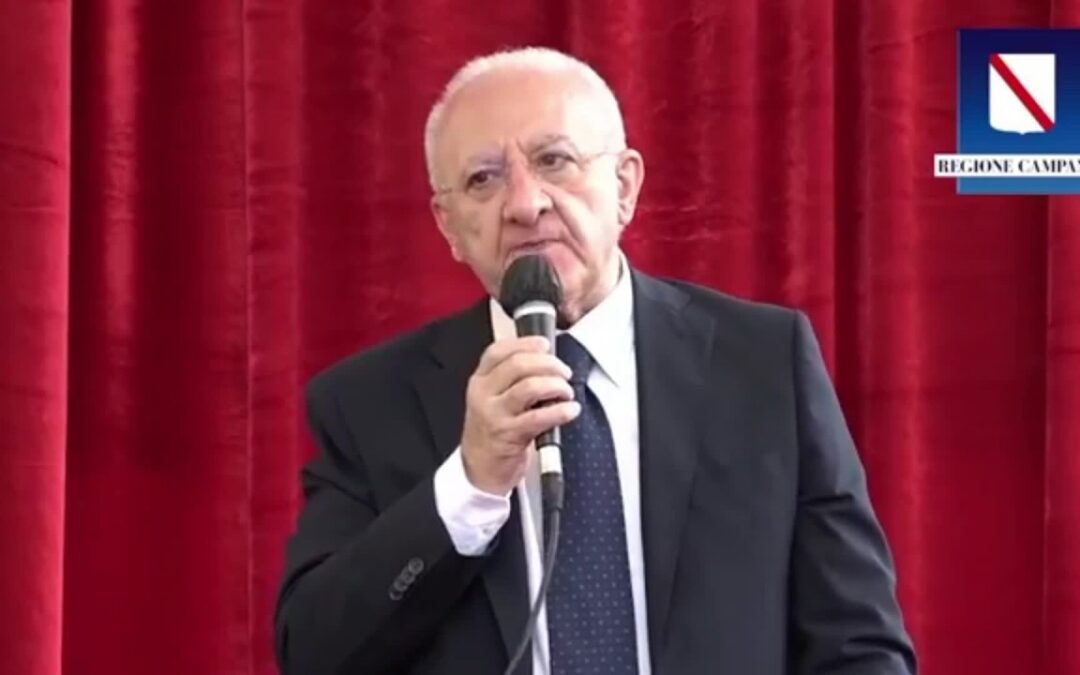 Coronavirus, De Luca “Campania unica a varare Piano Economico”