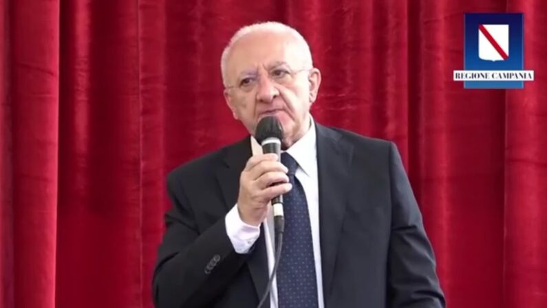 Coronavirus, De Luca “Campania unica a varare Piano Economico”