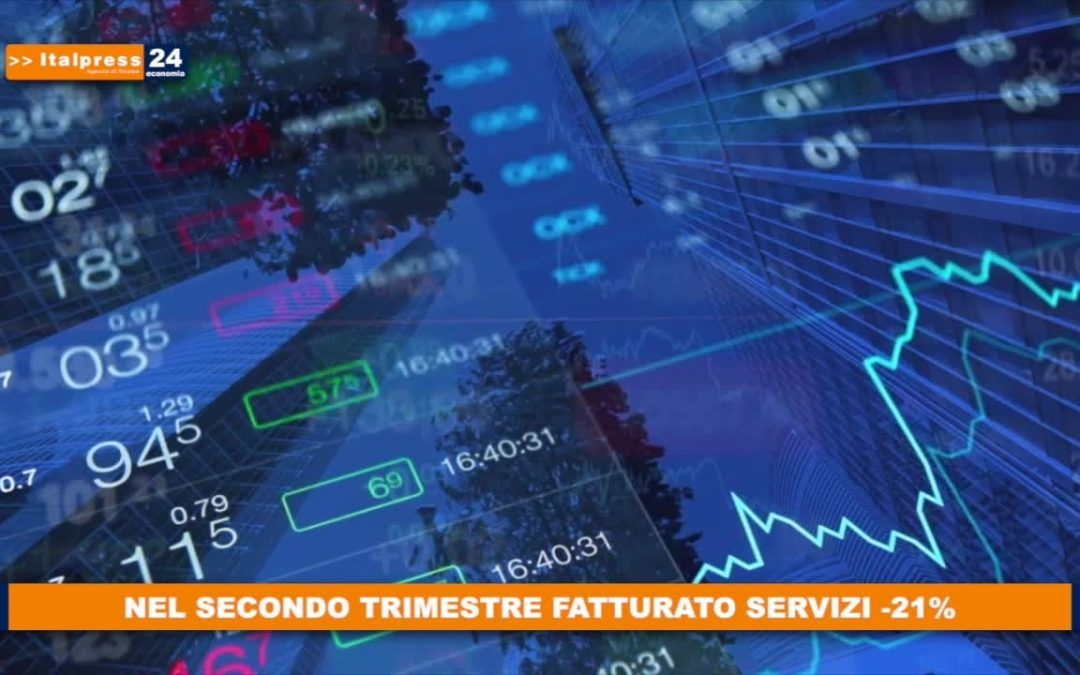 Nel secondo trimestre fatturato servizi -21%