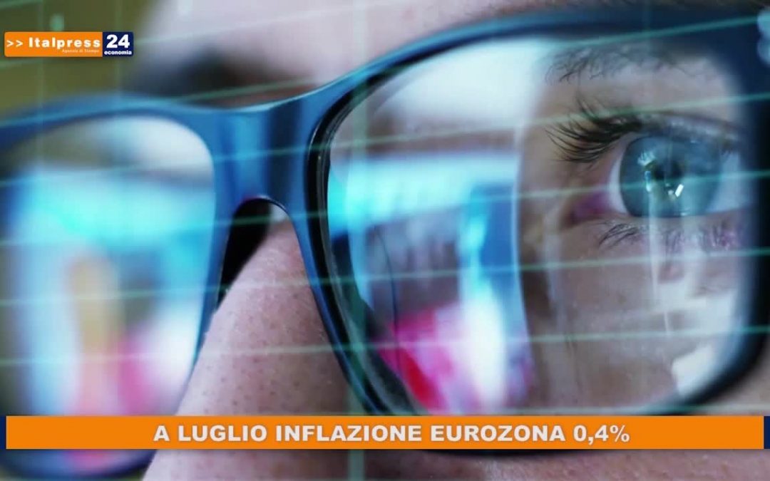 A luglio inflazione Eurozona 0,4%