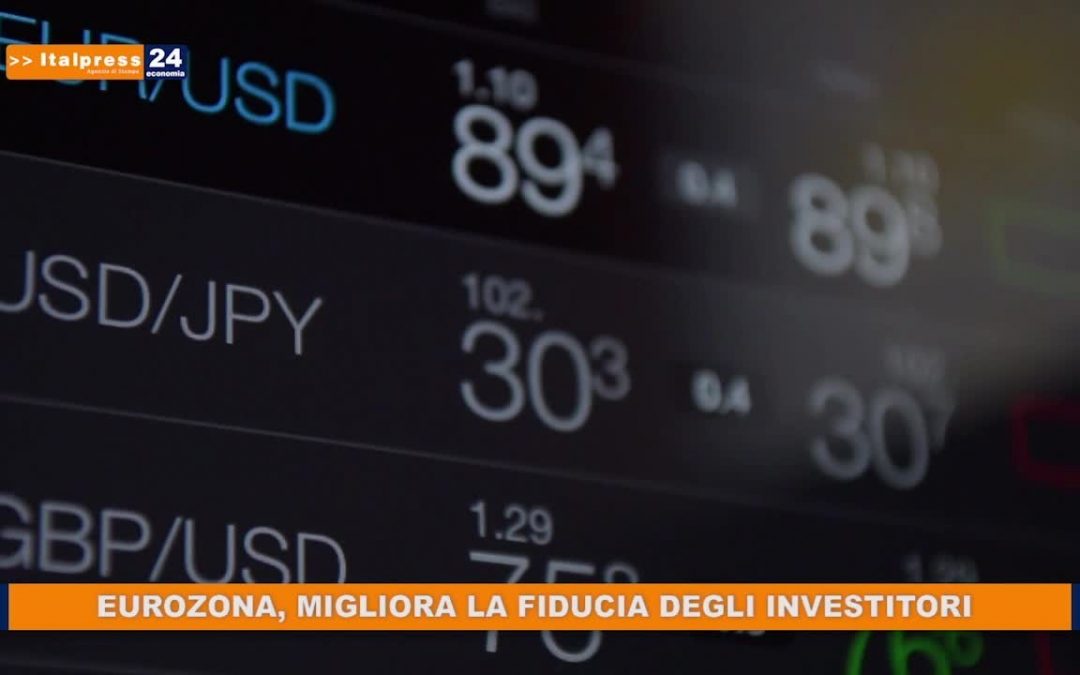 Eurozona, migliora la fiducia degli investitori