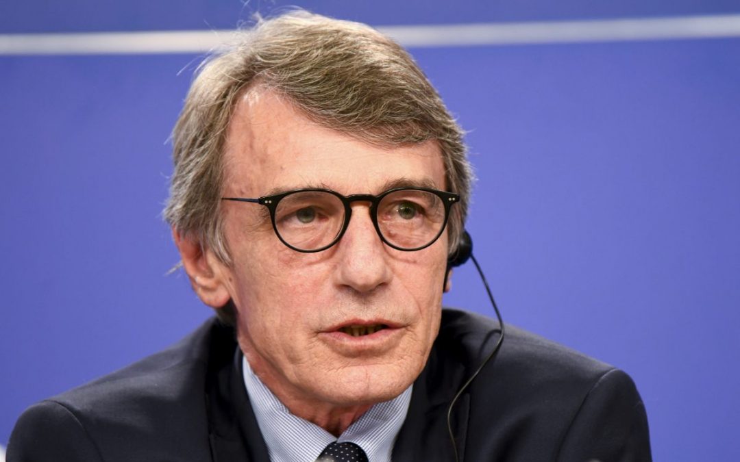 Coronavirus, Sassoli “Servono regole comuni tra gli Stati Ue”