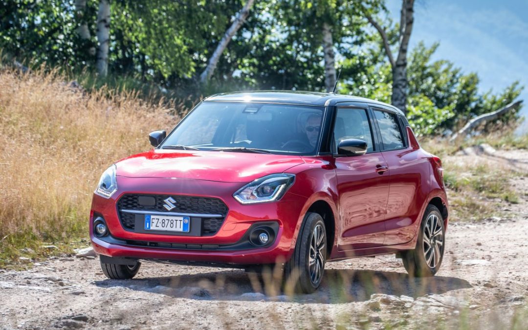 Ct Italbici Cassani testimonial della nuova Suzuki Swift Hybrid