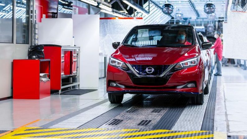 Nissan raggiunge quota 500.000 Leaf prodotte al mondo