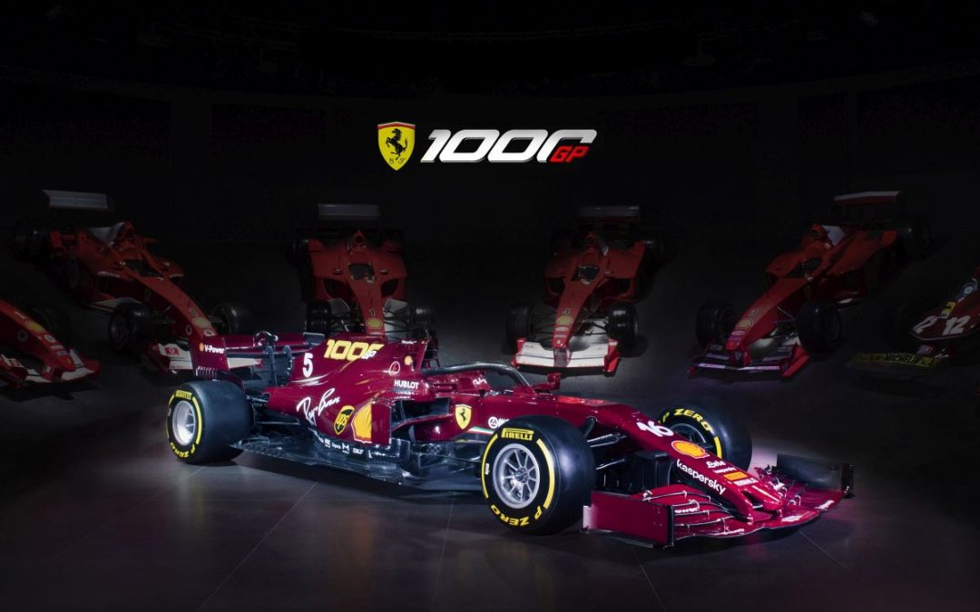 La Ferrari commemorativa dei 1000 gran premi in Formula 1