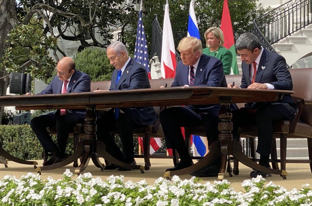 Medio Oriente, firmati i trattati Israele-Emirati Arabi-Bahrein