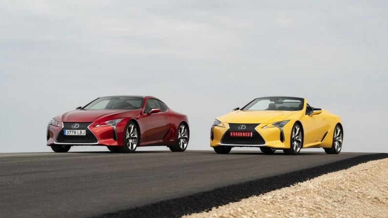 Lexus lancia LC 500 Convertible e LC Coupè 2021