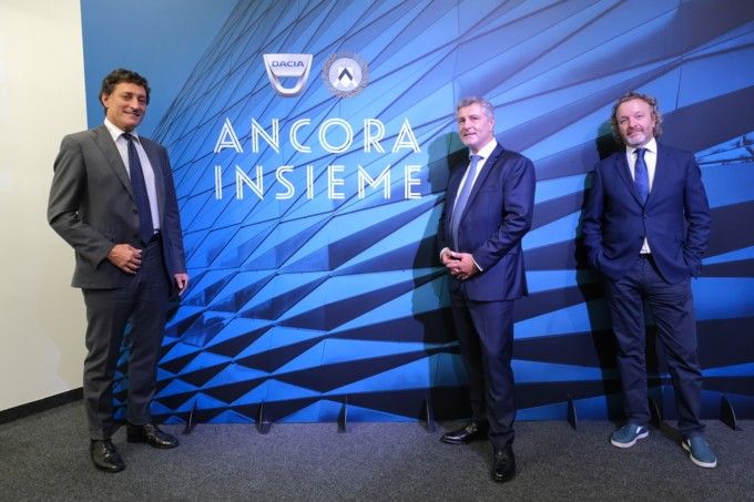 Rinnovata partnership tra Dacia e Udinese