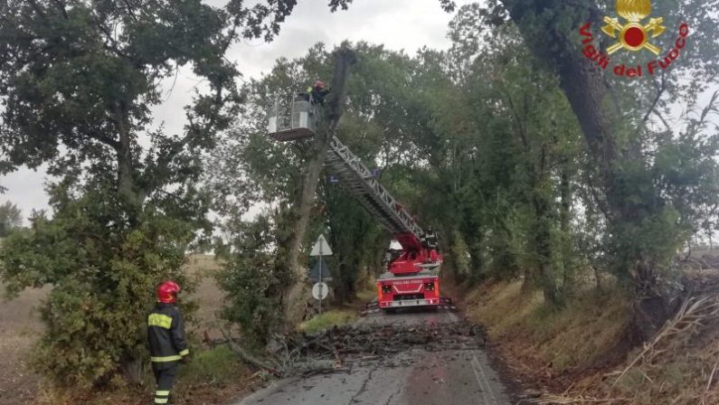 Maltempo, oltre mille interventi dei vigili del fuoco in tutta Italia