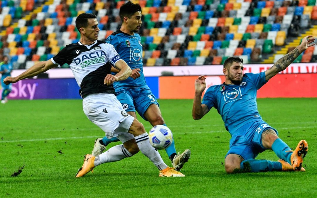 Doppietta di Galabinov, Spezia vince 2-0 in casa dell’Udinese