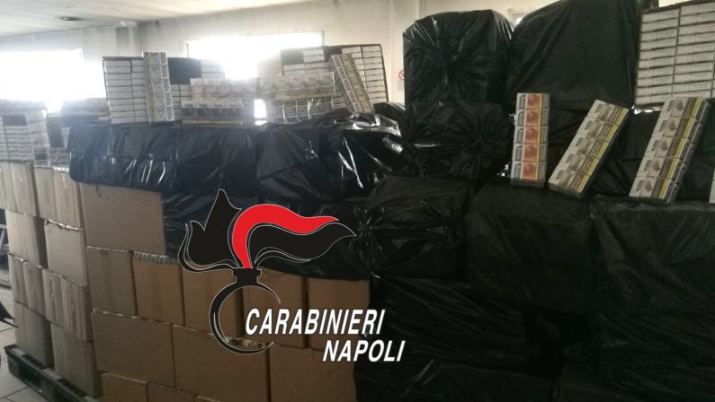 Maxi sequestro di “bionde”. Carabinieri sottraggono al mercato nero oltre 600 chili di sigarette