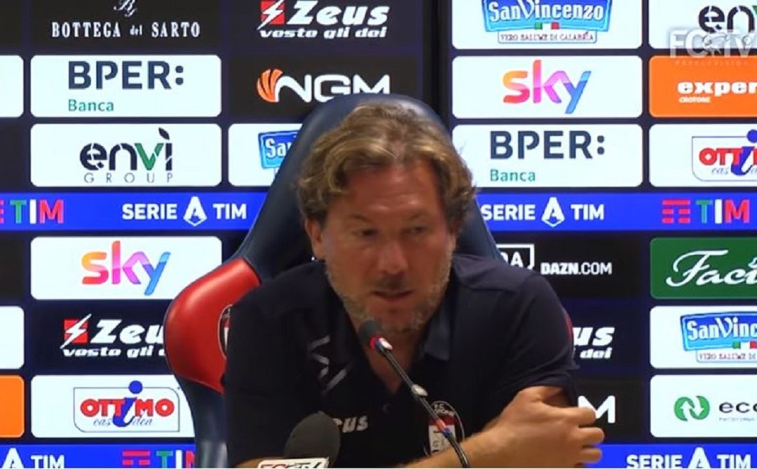 Giovanni Stroppa durante la conferenza stampa