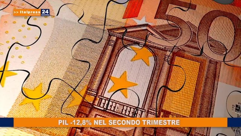 Pil -12,8% nel secondo trimestre