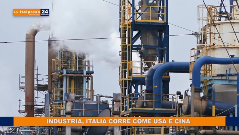 Industria, italia corre come USA e Cina