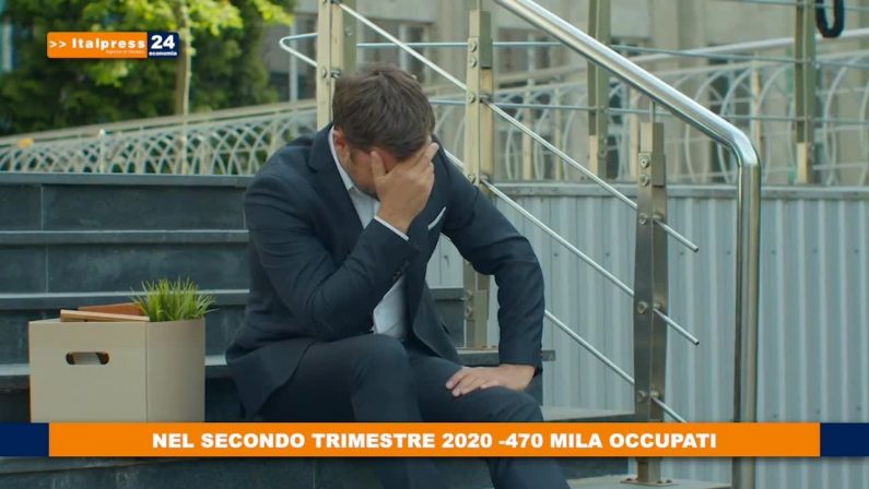 Nel secondo trimestre 470 mila occupati in meno