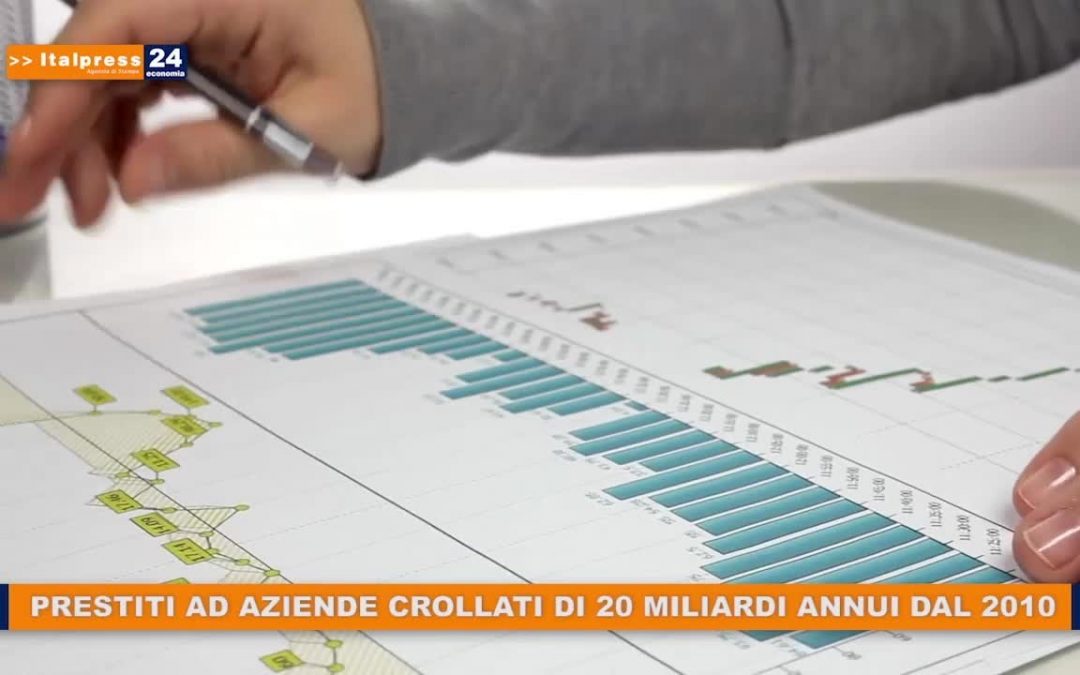 Prestiti ad aziende crollati di 20 miliardi annui dal 2010