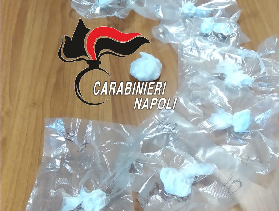 Napoli, Rione Traiano: Servizi anti-droga dei Carabinieri. Arrestato pusher 44enne, nascondeva 76 grammi di cocaina