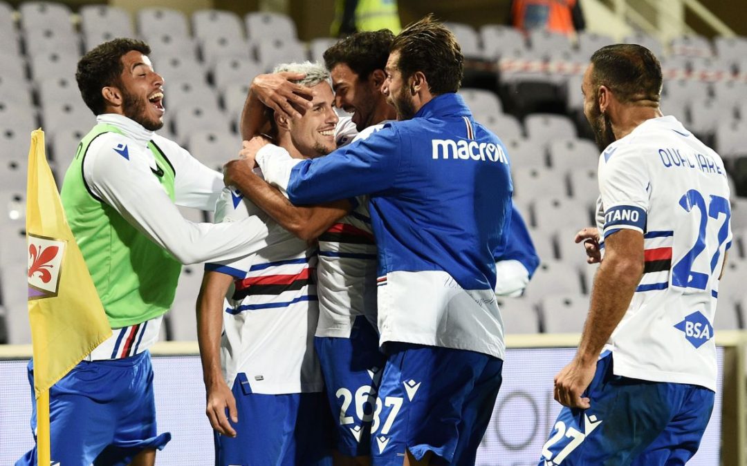 Verre stende la Fiorentina, la Sampdoria vince 2-1 nell’anticipo