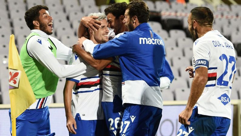 Verre stende la Fiorentina, la Sampdoria vince 2-1 nell’anticipo
