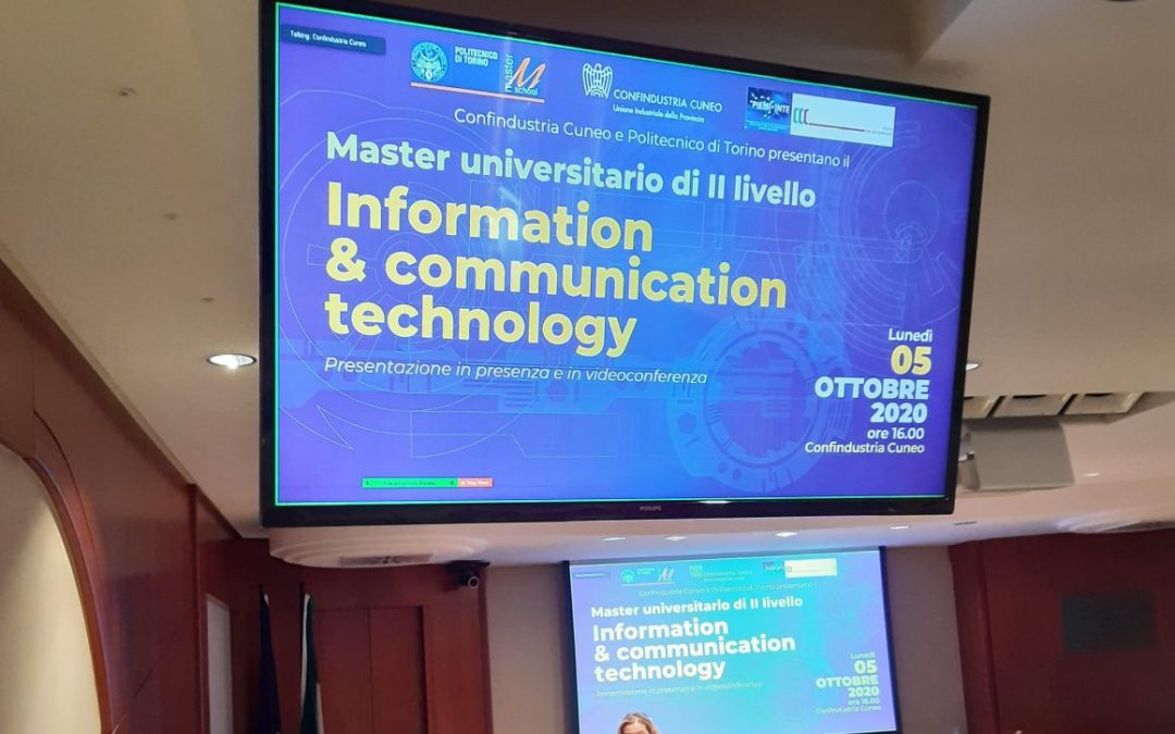 Politecnico Torino, un master per l’ICT nelle imprese cuneesi