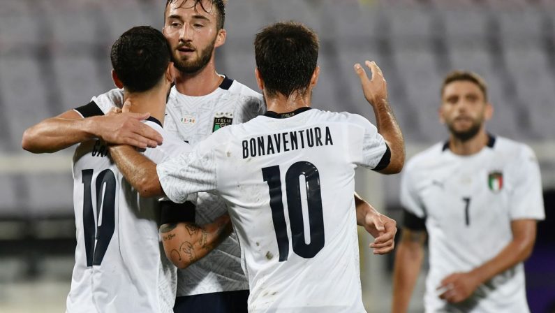 Italia travolgente, Moldova battuta 6-0 nell’amichevole di Firenze