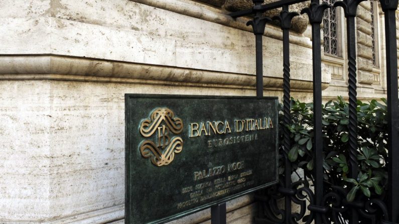 Bankitalia, nel 2020 Pil -9,5%